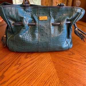 Isabella Adams Blue Handbag
